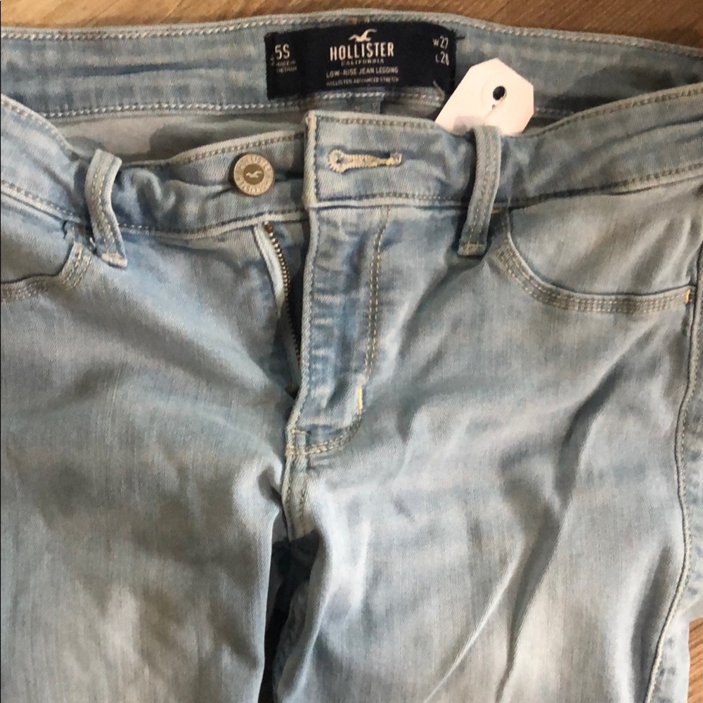 Hollister Denim in Soft Blue
